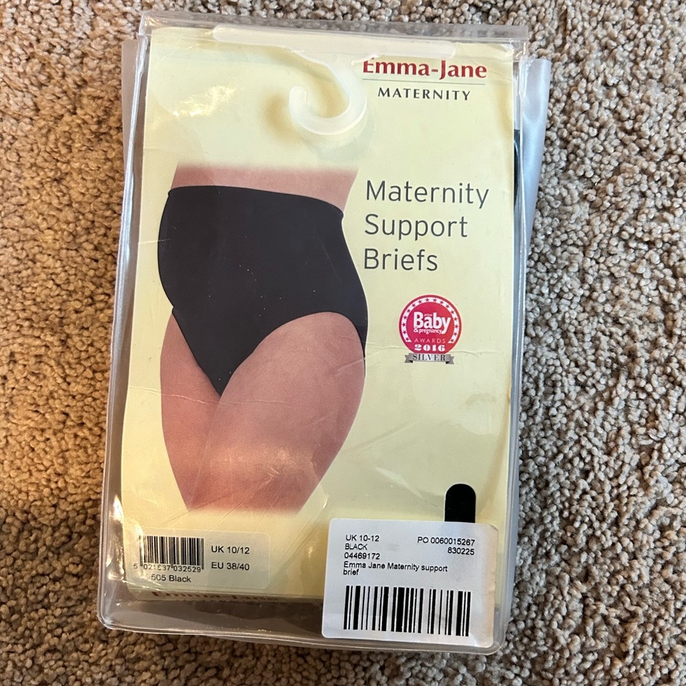 Maternity Support Brief in Black